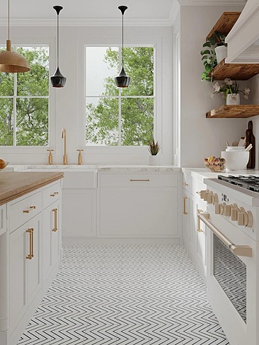Beautiful, high-end kitchen - freshly painted image
